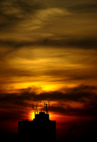 夕日の写真2010年8月29日